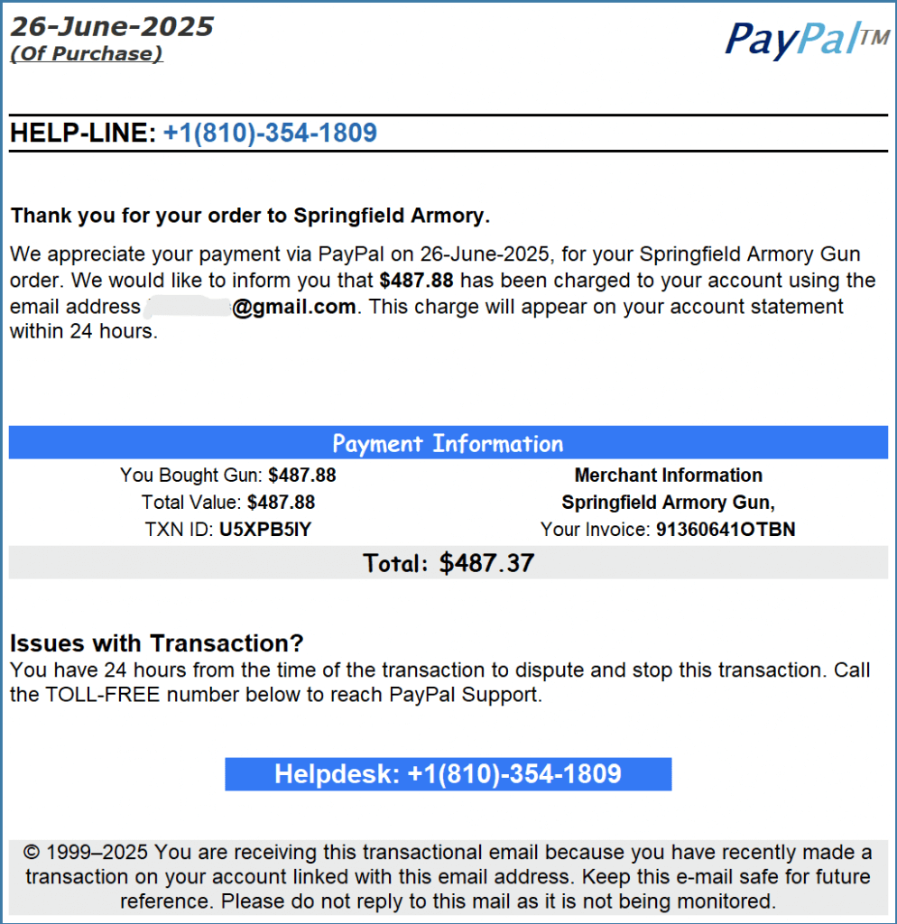 The Gun Purchase Scam