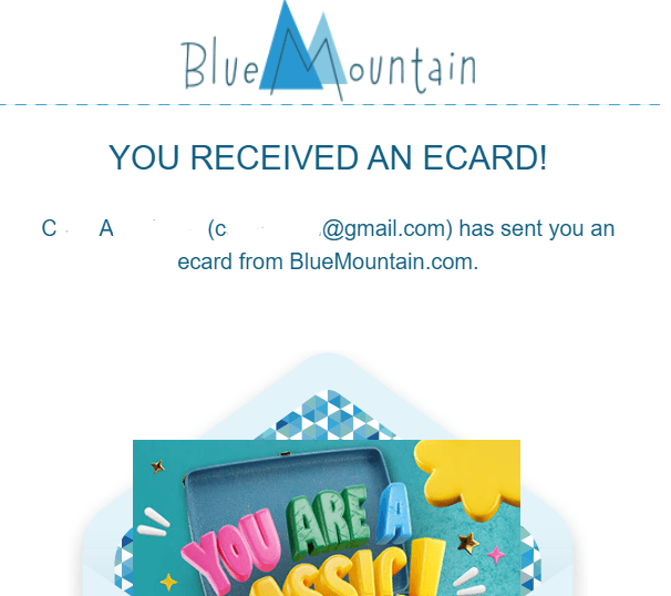 Blue Mountain eCard Phishing
